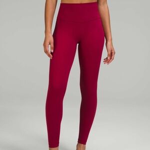 Lululemon Pink Pomegranate Align Leggings | Size 4, 28”